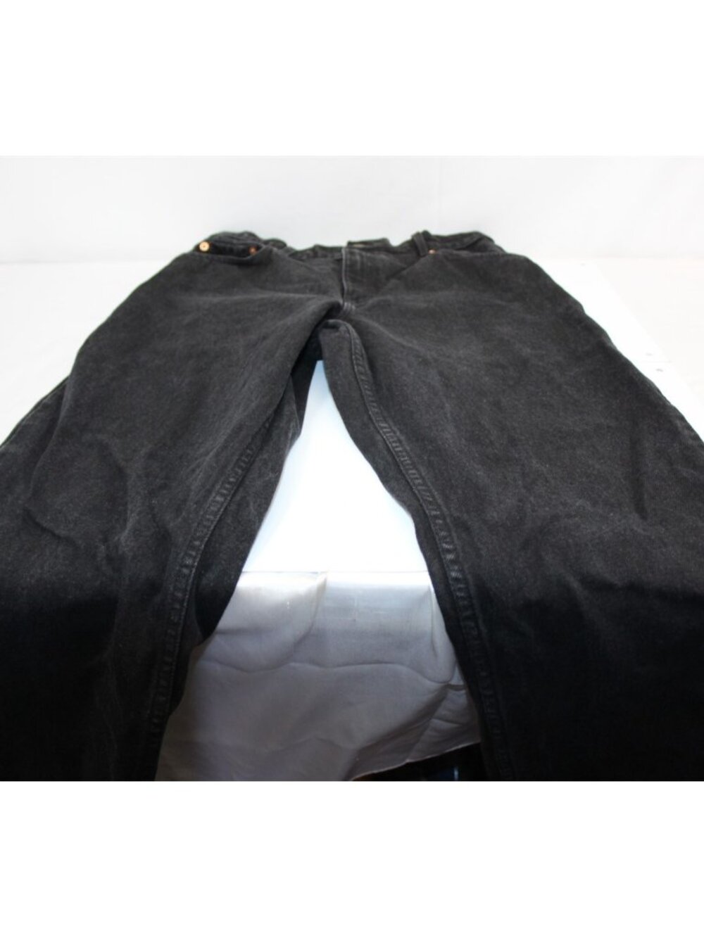 Women's Levi's Black Jeans Red Tag Cut 551 Relaxed Fit 12 long Vintage - Picture 2 of 8